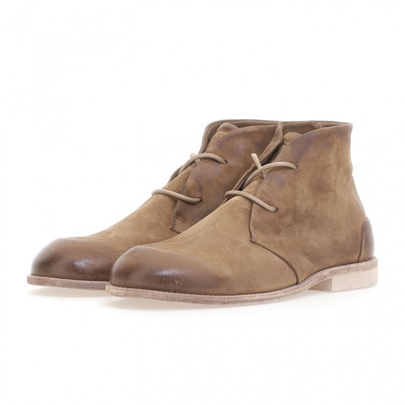 A.S.98 Oswin Ankle boots Heren Khaki | BE-HNYPWF036