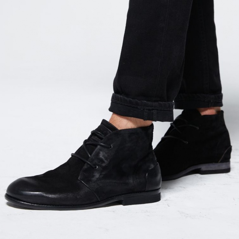 A.S.98 Oswin Ankle boots Heren Zwart | BE-ZQDEBC162