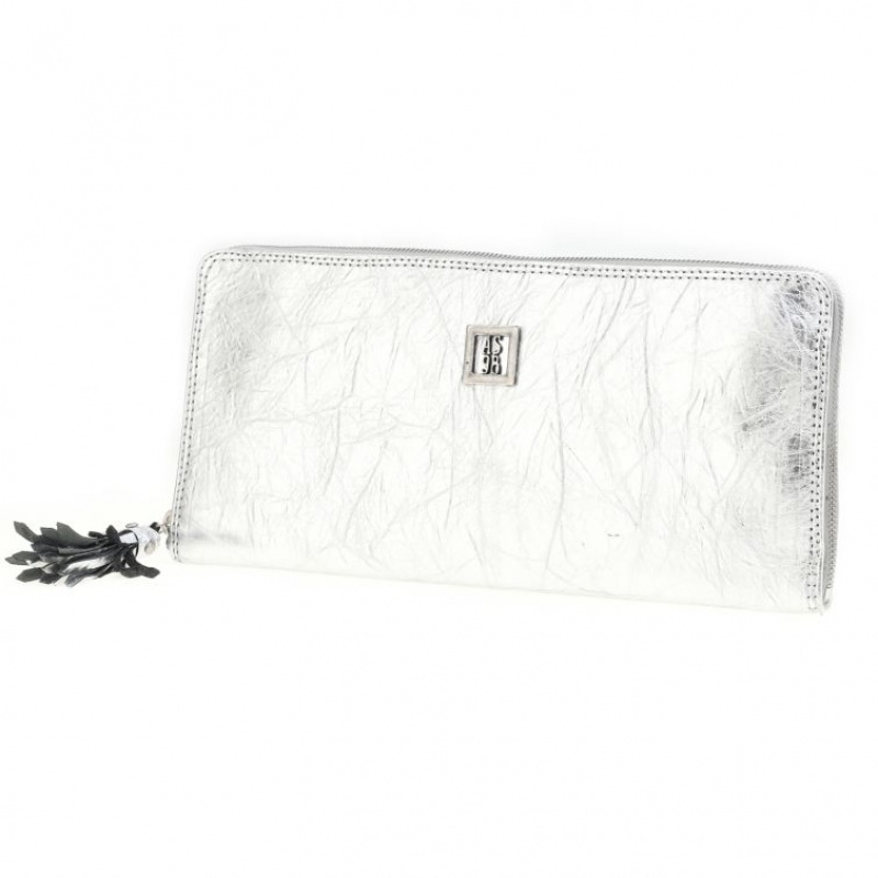 A.S.98 Placida Portefeuille Unisex Zilver | BE-BGAIDJ519