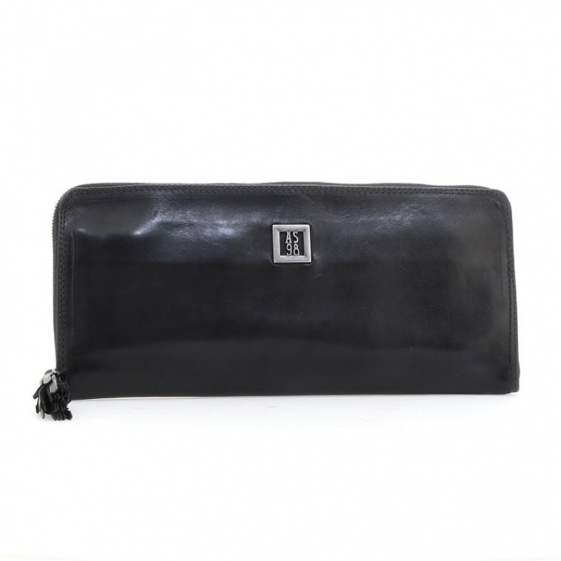 A.S.98 Placida Portefeuille Unisex Zwart | BE-UIXTRV248