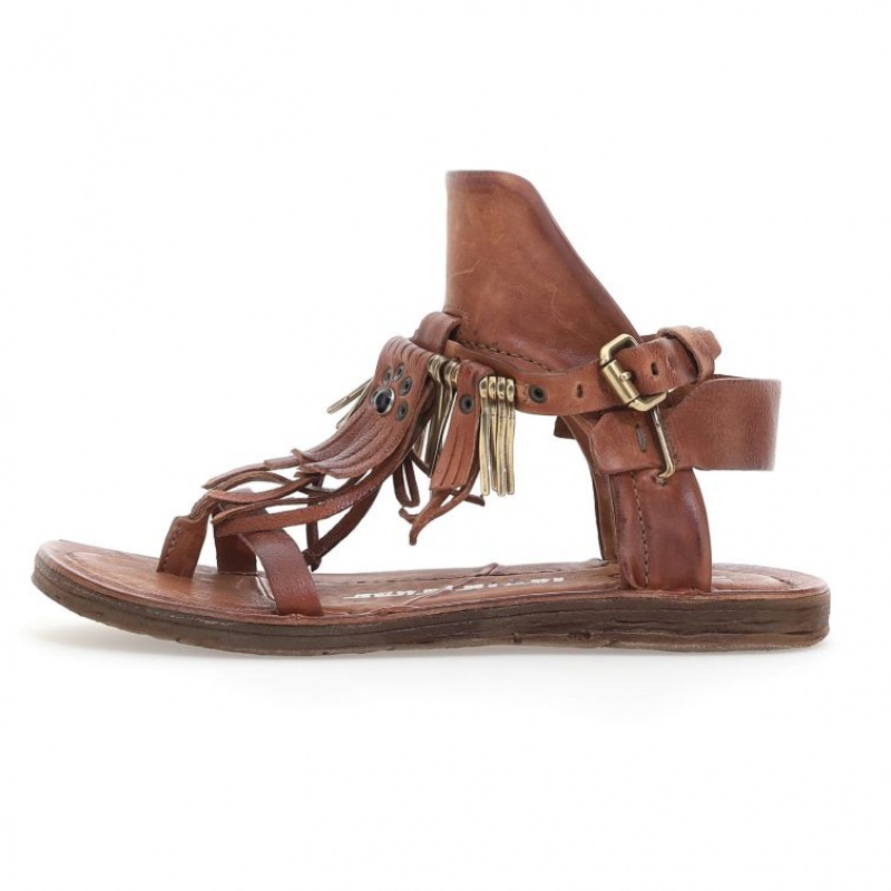 A.S.98 Reina Sandalen Dames Khaki | BE-JSMRVP104