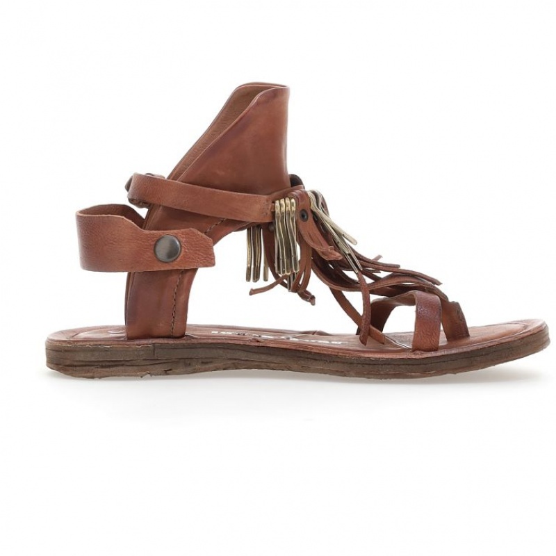 A.S.98 Reina Sandalen Dames Khaki | BE-JSMRVP104