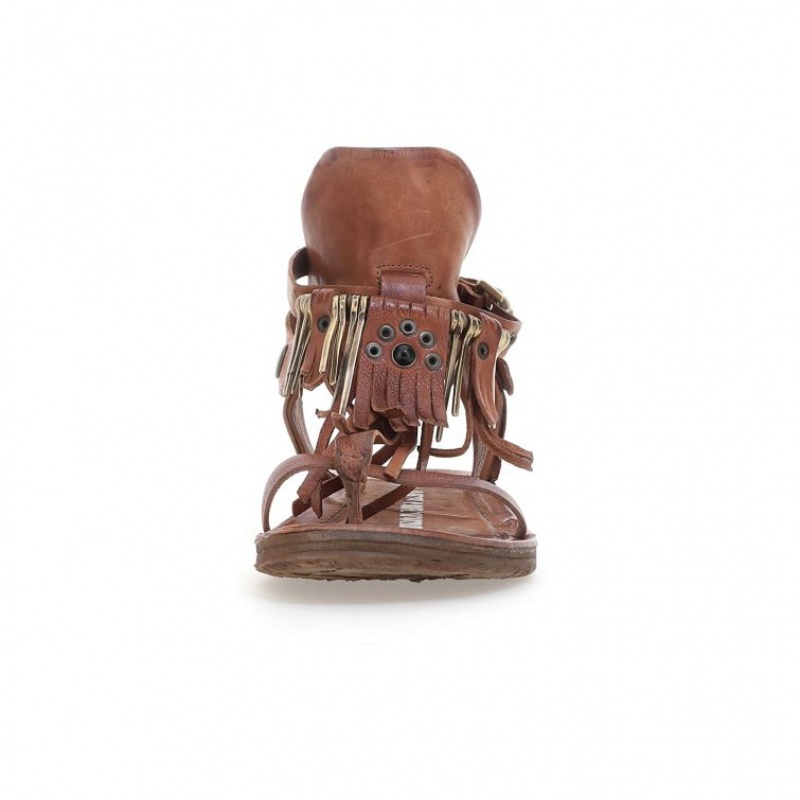 A.S.98 Reina Sandalen Dames Khaki | BE-JSMRVP104