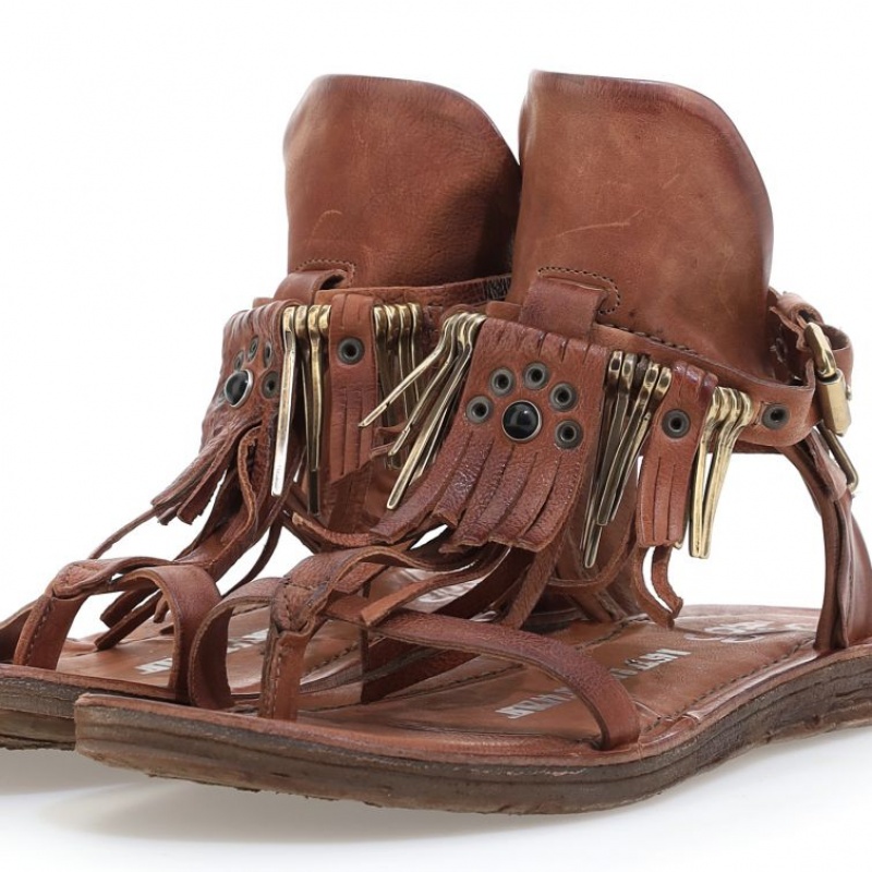 A.S.98 Reina Sandalen Dames Khaki | BE-JSMRVP104