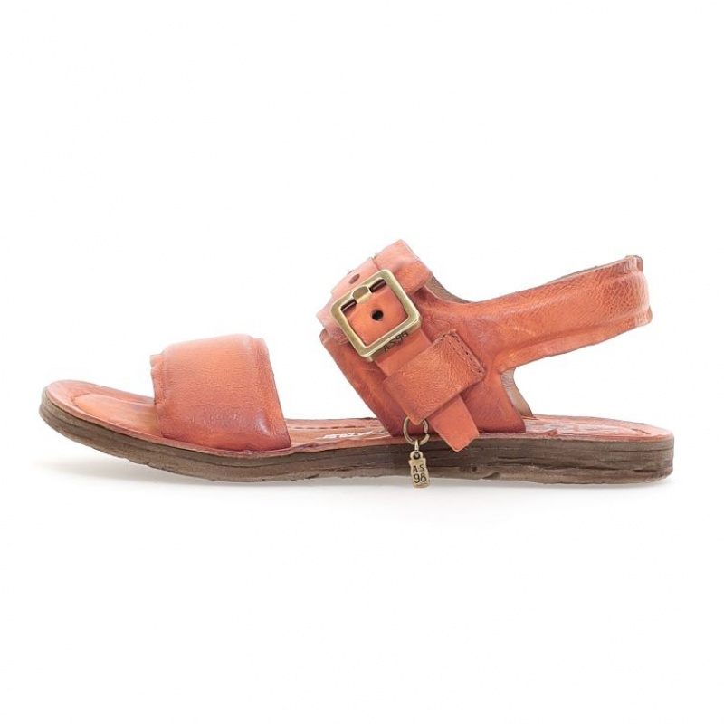 A.S.98 Ria Sandalen Dames Oranje | BE-ZESYTM963