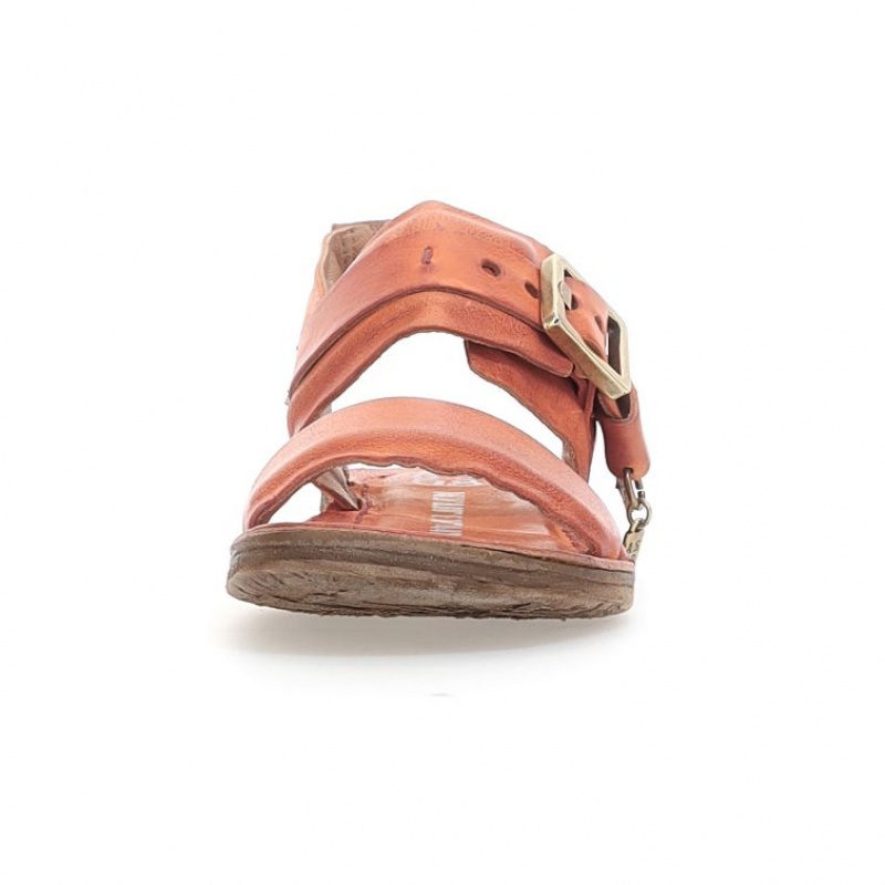 A.S.98 Ria Sandalen Dames Oranje | BE-ZESYTM963