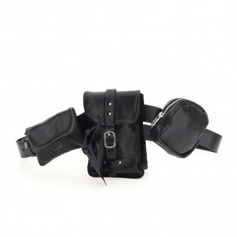 A.S.98 Roly Riemen Unisex Zwart | BE-LOTWXM301