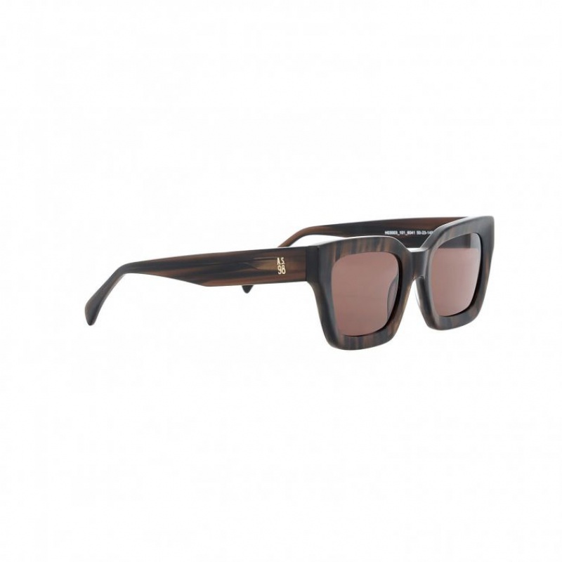 A.S.98 Ronnie Zonnebril Dames Bruin | BE-GCNIZA823