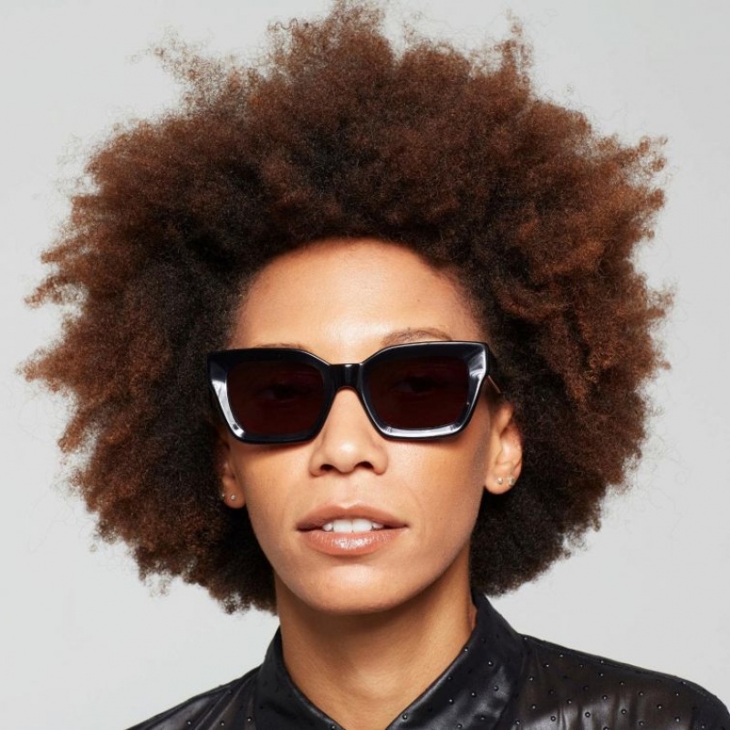 A.S.98 Ronnie Zonnebril Dames Zwart | BE-ZLDVUK790