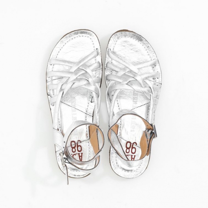 A.S.98 Rylee Sandalen Dames Zilver | BE-BTOLYC317