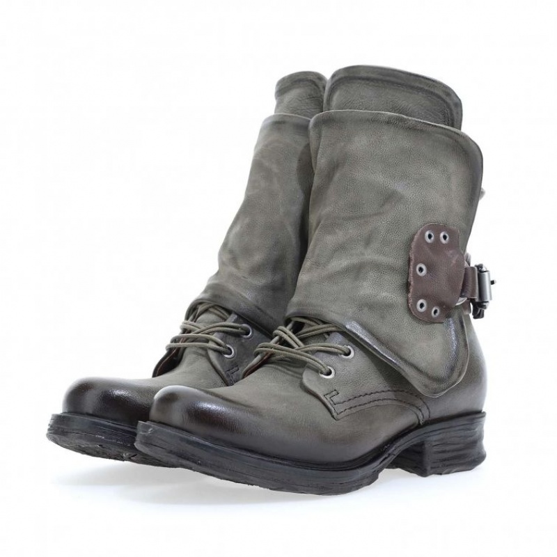 A.S.98 Saintec 259211 Ankle boots Dames Groen | BE-TYJIPE419
