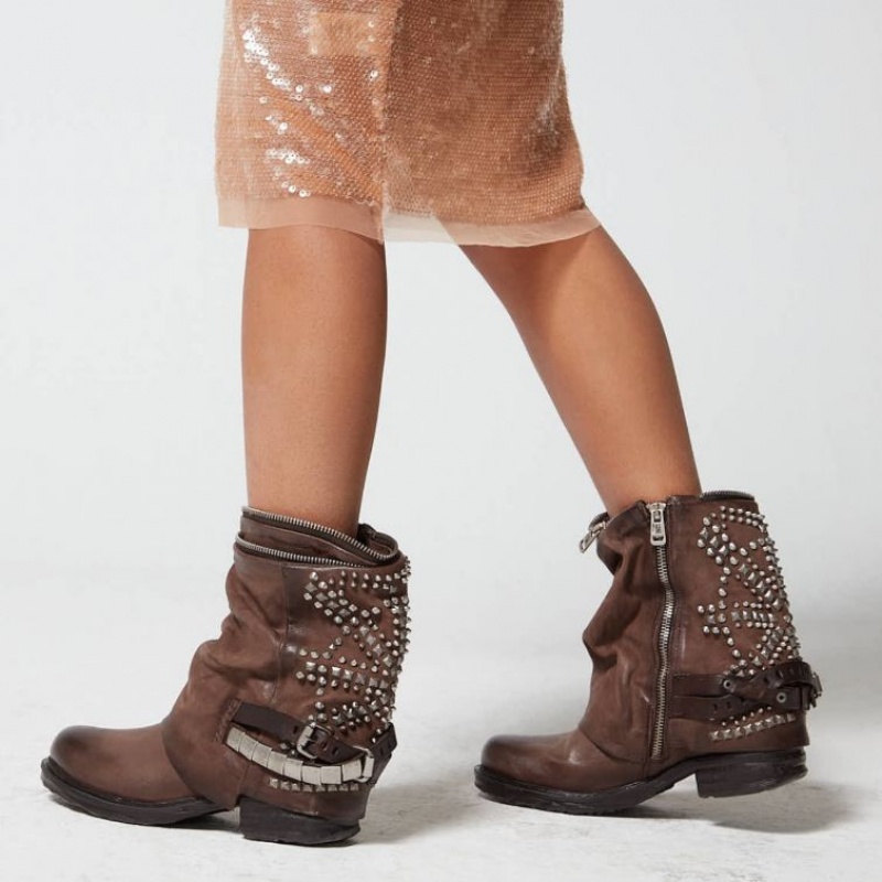 A.S.98 Saintec 259216 Ankle boots Dames Chocola | BE-GJCZLA546
