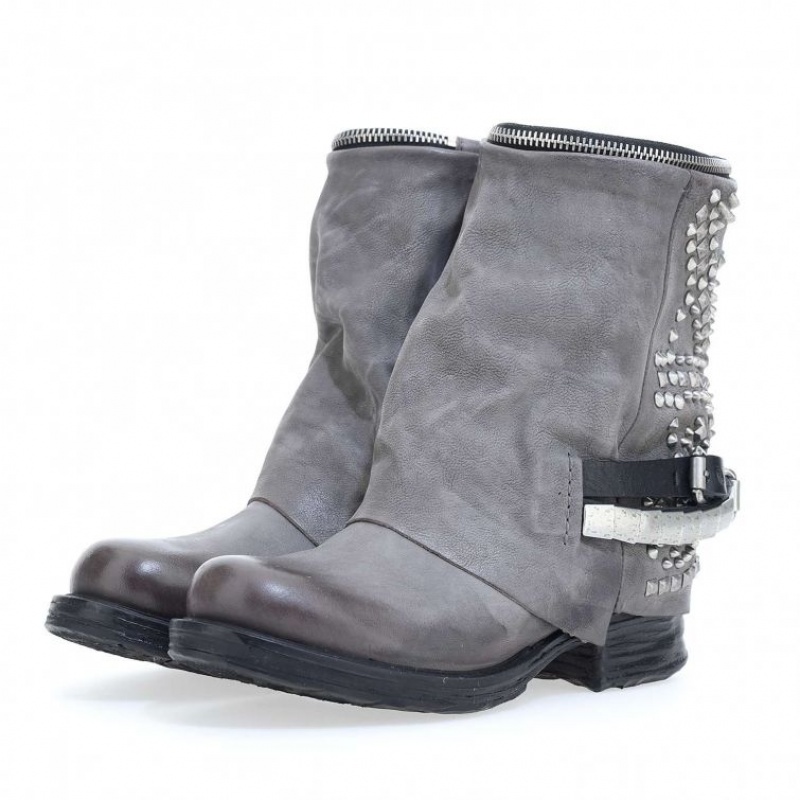 A.S.98 Saintec 259216 Ankle boots Dames Grijs | BE-OEQRXU795