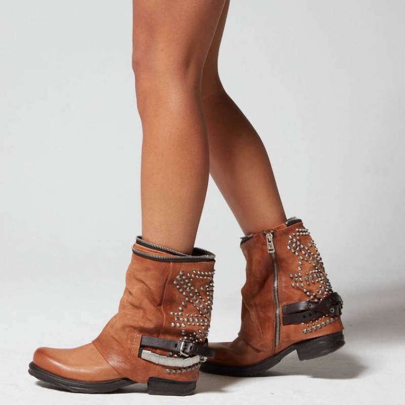 A.S.98 Saintec 259216 Ankle boots Dames Khaki | BE-SEJITR079