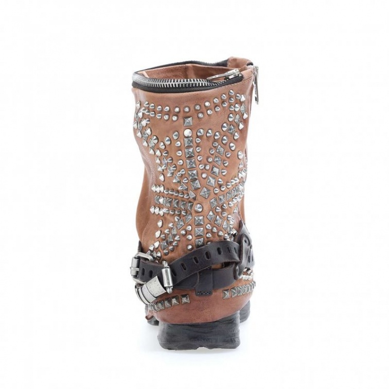 A.S.98 Saintec 259216 Ankle boots Dames Khaki | BE-SEJITR079