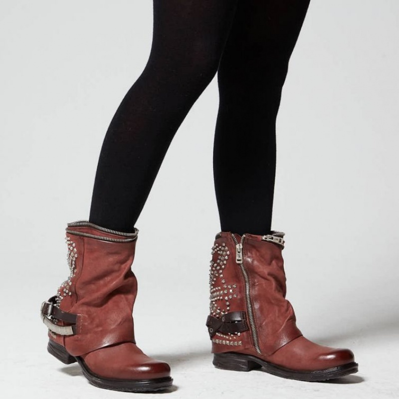 A.S.98 Saintec 259216 Ankle boots Dames Rood | BE-TVLCGO172