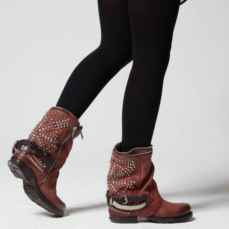A.S.98 Saintec 259216 Ankle boots Dames Rood | BE-TVLCGO172