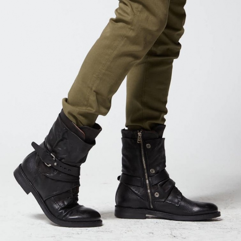 A.S.98 Samurai 347226 Ankle boots Heren Zwart | BE-IVQBOR149