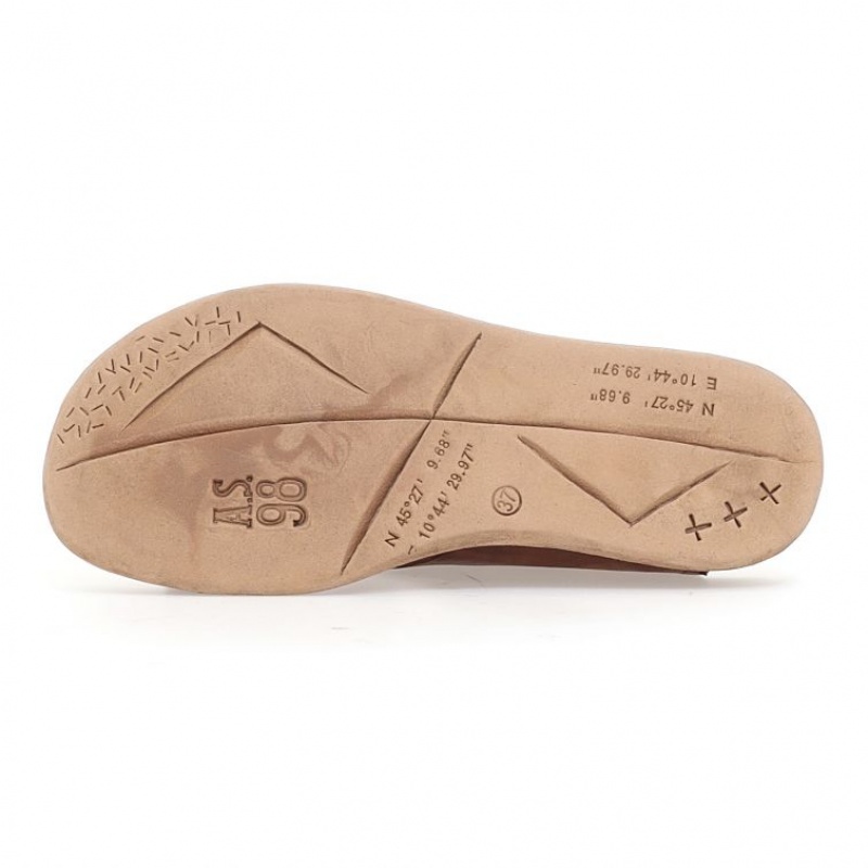 A.S.98 Sarah Sandalen Dames Khaki | BE-VXSMGJ718