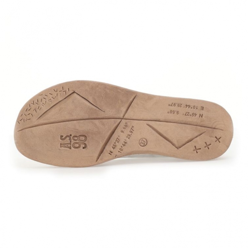 A.S.98 Sera Sandalen Dames Zilver | BE-IPJNRC168