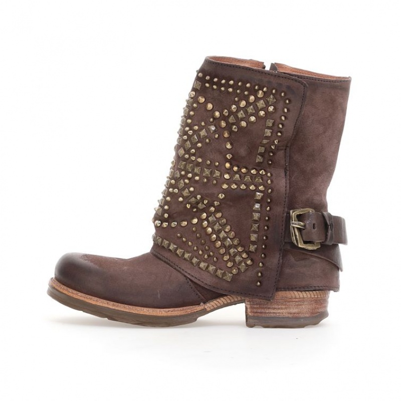 A.S.98 Shana Ankle boots Dames Chocola | BE-SNEHRK865