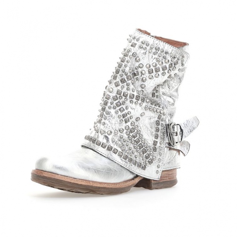 A.S.98 Shana Ankle boots Dames Zilver | BE-AXQGMD094