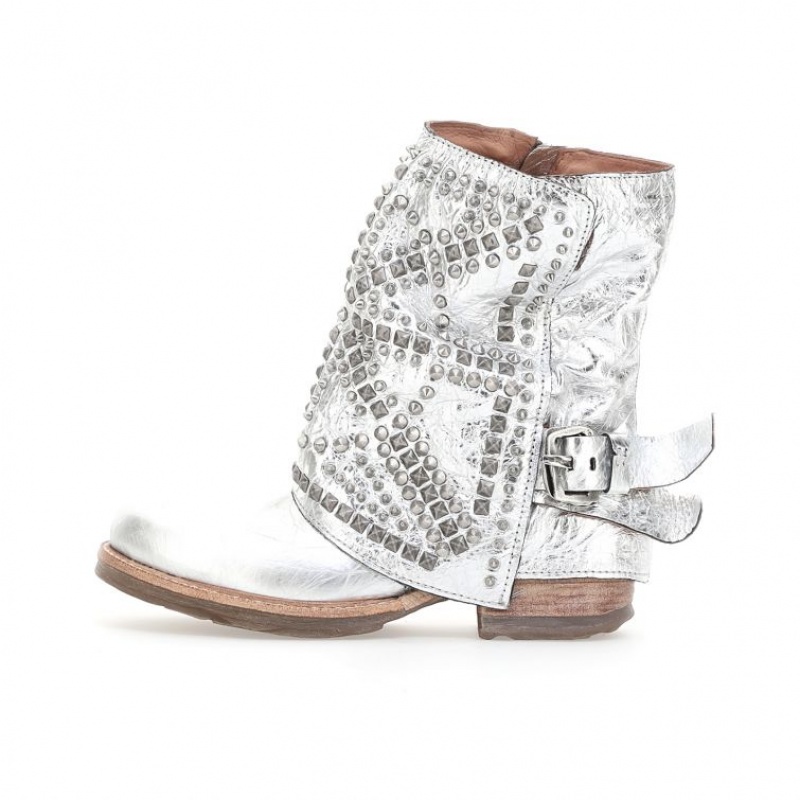 A.S.98 Shana Ankle boots Dames Zilver | BE-AXQGMD094