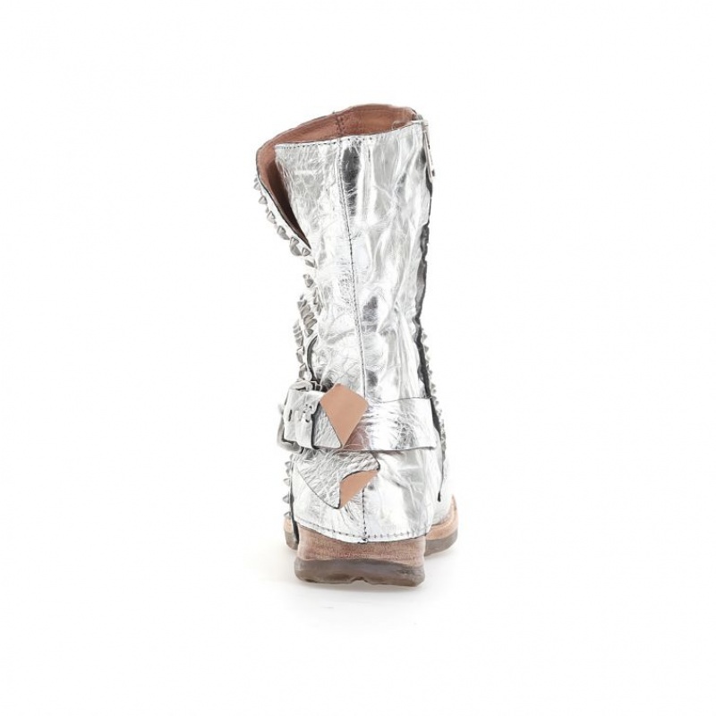 A.S.98 Shana Ankle boots Dames Zilver | BE-AXQGMD094
