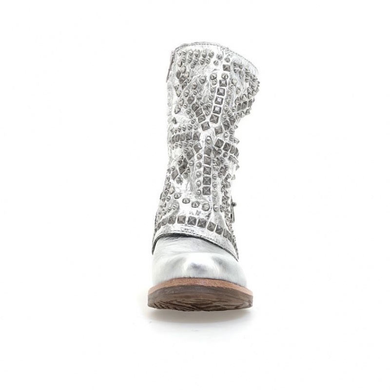 A.S.98 Shana Ankle boots Dames Zilver | BE-AXQGMD094