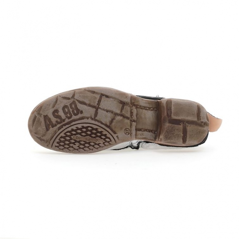 A.S.98 Shana Ankle boots Dames Zilver | BE-AXQGMD094