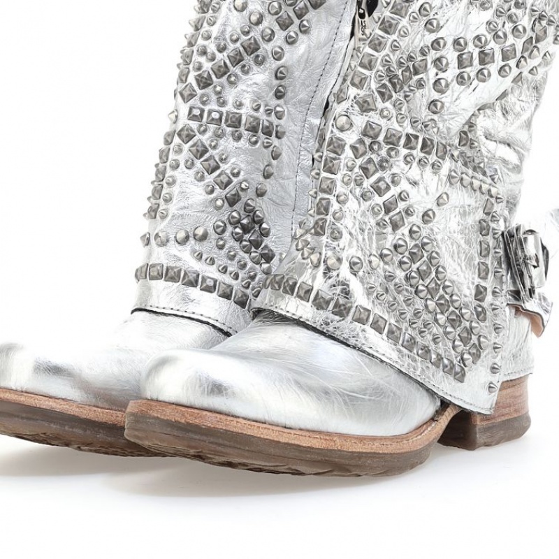 A.S.98 Shana Ankle boots Dames Zilver | BE-AXQGMD094