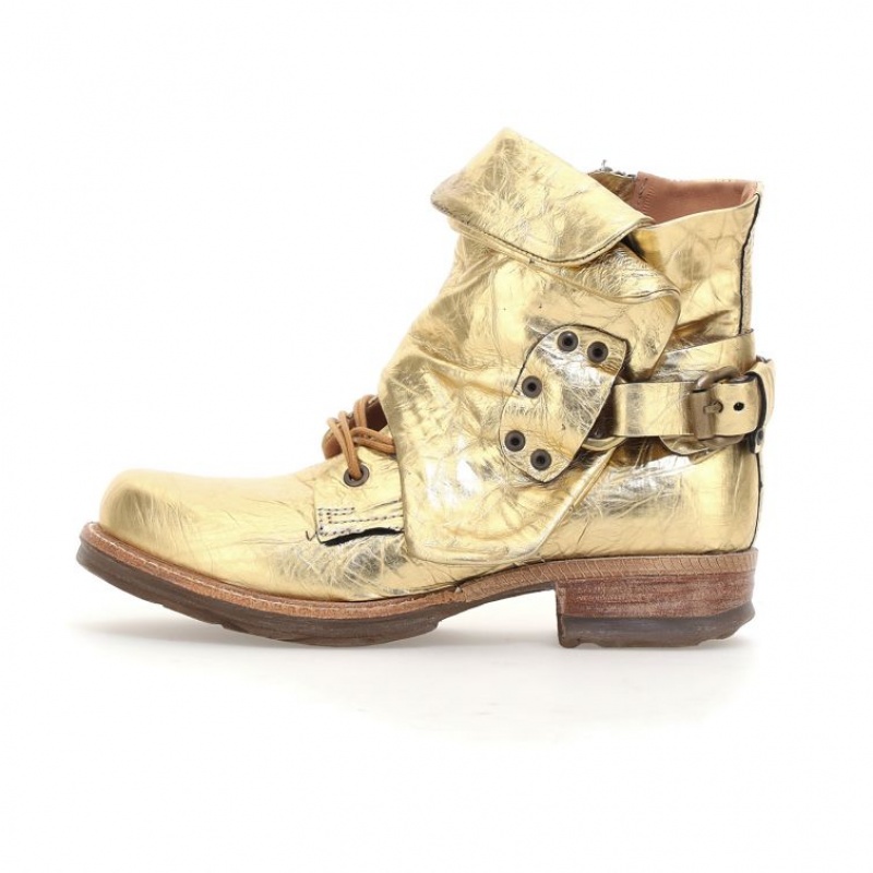 A.S.98 Shanice Ankle boots Dames Goud | BE-XZCEKV106