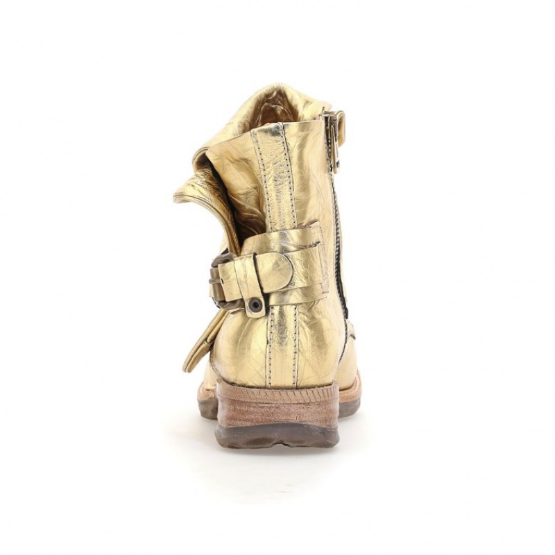 A.S.98 Shanice Ankle boots Dames Goud | BE-XZCEKV106