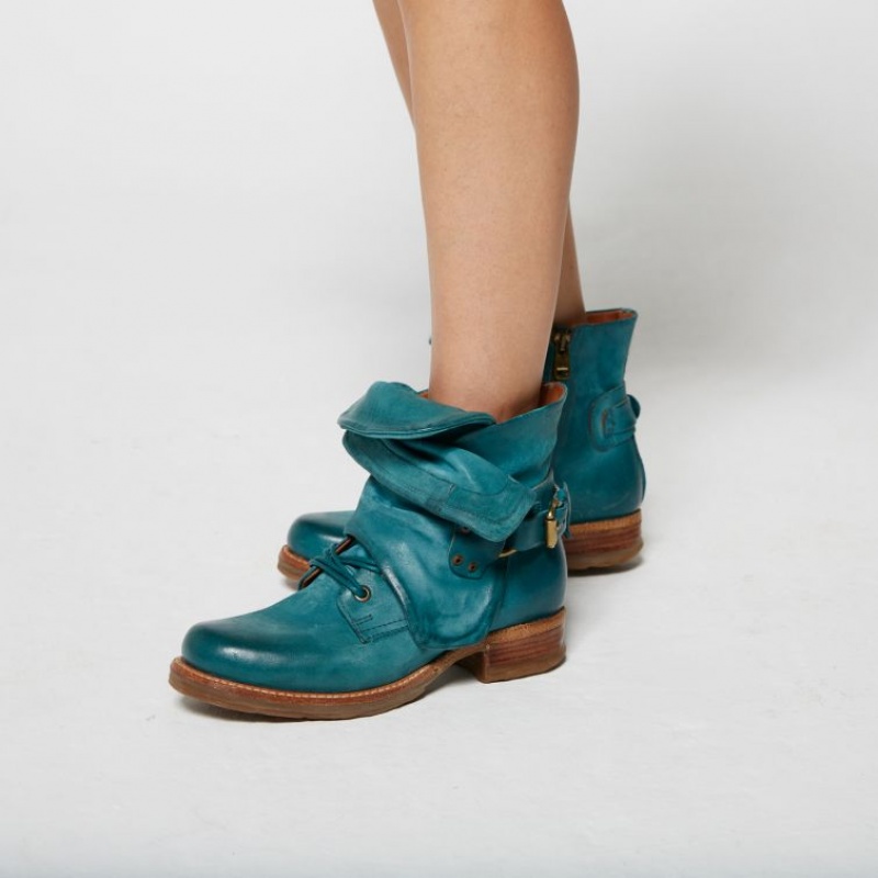 A.S.98 Shanice Ankle boots Dames Groen | BE-HFDTPX025