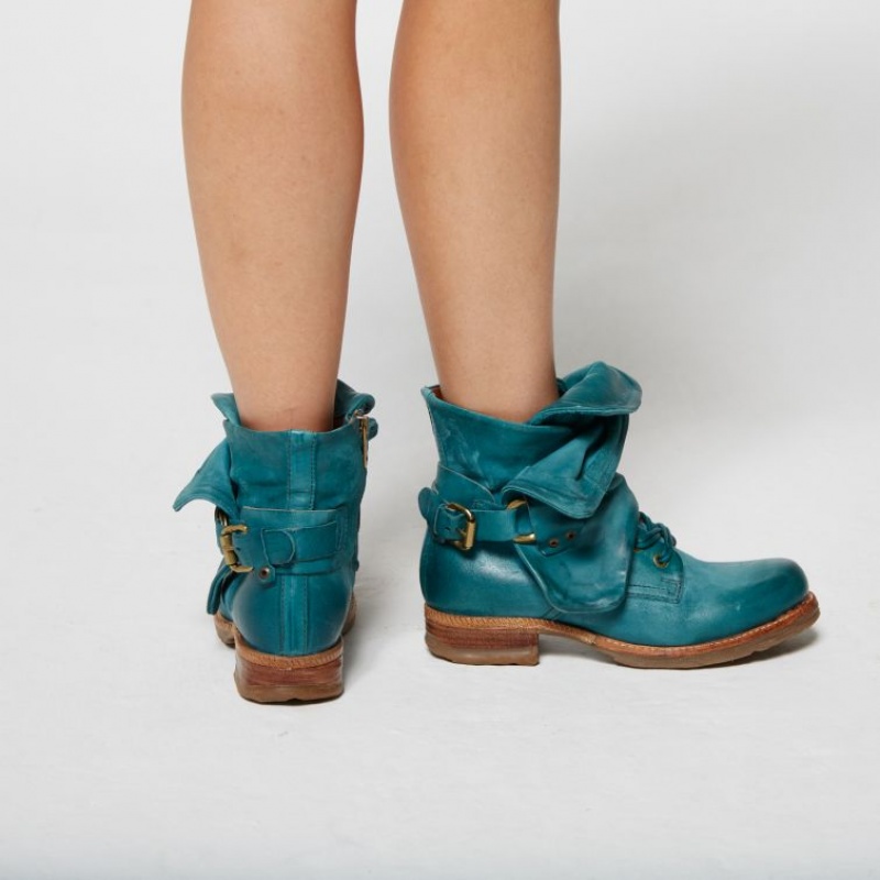 A.S.98 Shanice Ankle boots Dames Groen | BE-HFDTPX025