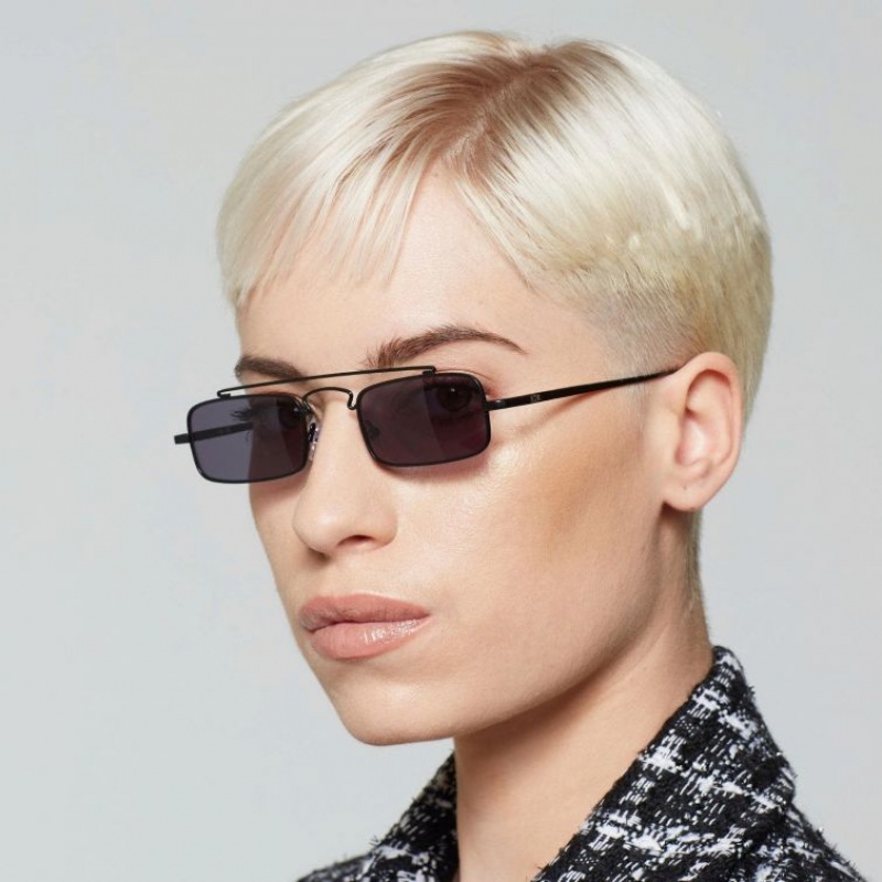 A.S.98 Taylor Zonnebril Dames Zwart | BE-QURZWY840