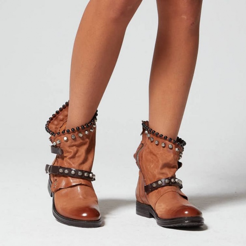 A.S.98 Verti 207239 Ankle boots Dames Khaki | BE-BMXUGY713
