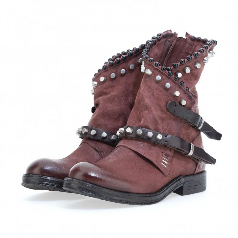 A.S.98 Verti 207239 Ankle boots Dames Rood | BE-TIDQUW731