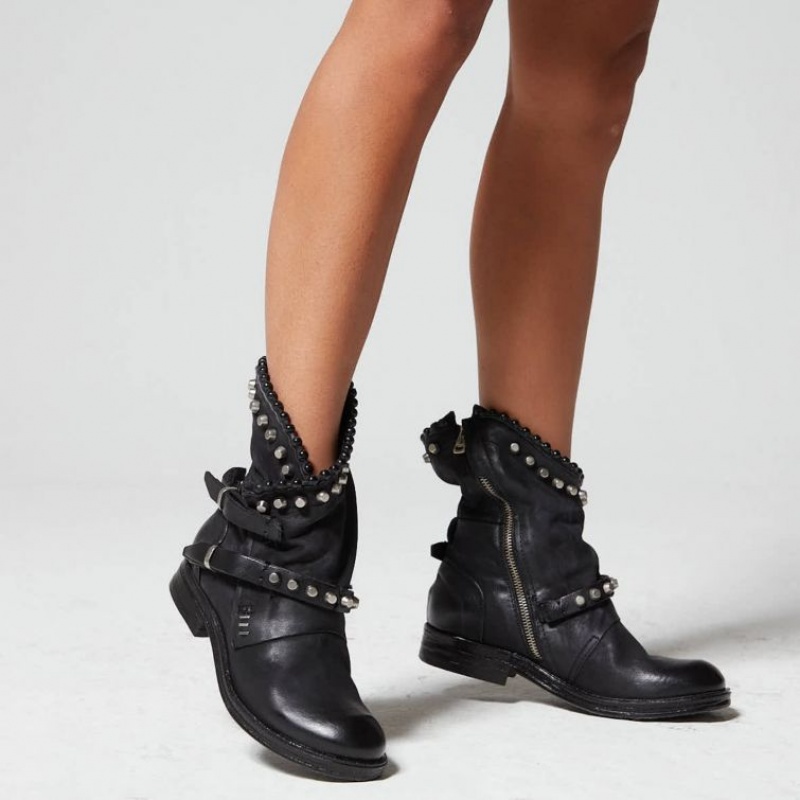 A.S.98 Verti 207239 Ankle boots Dames Zwart | BE-LPWBGX719