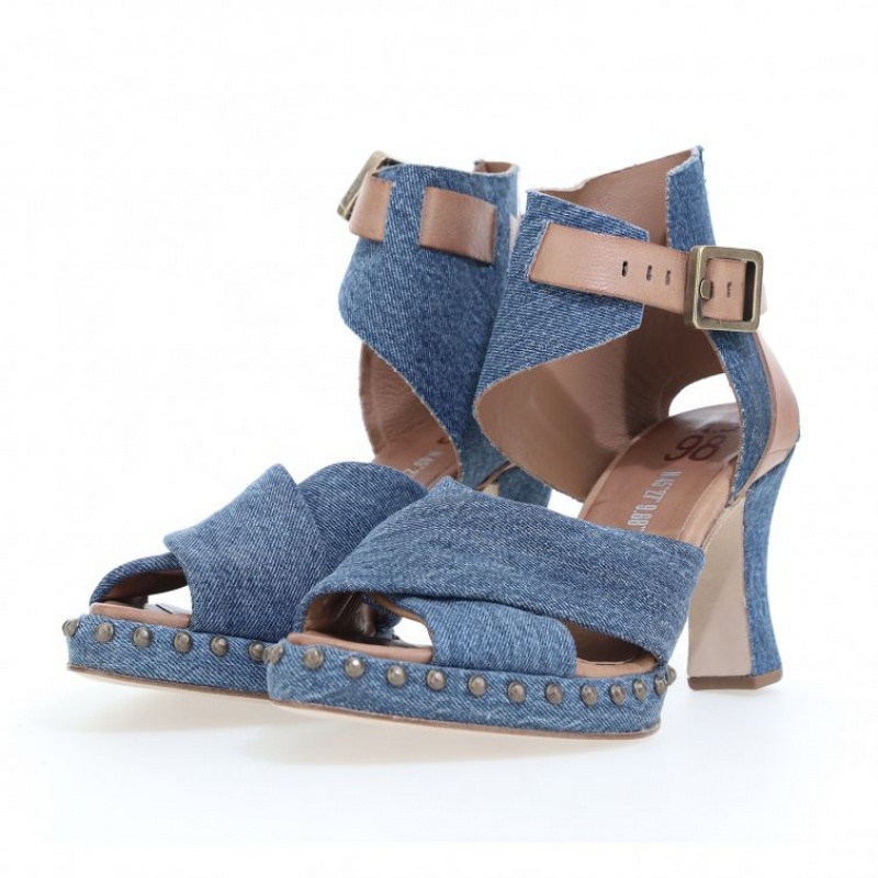 A.S.98 Voni Sandalen Dames Blauw | BE-TORYWU251