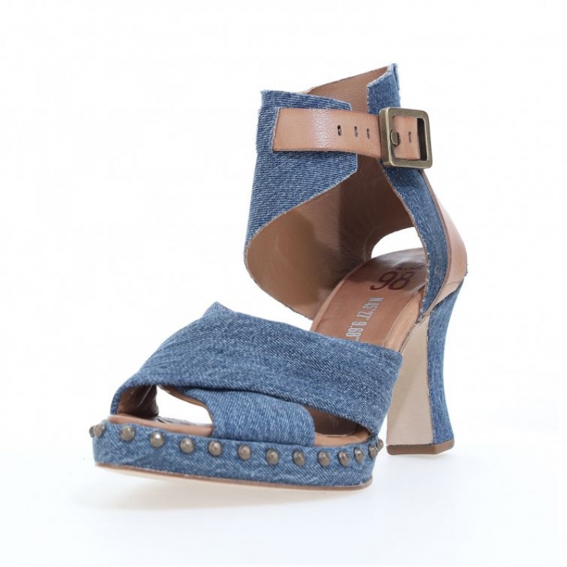 A.S.98 Voni Sandalen Dames Blauw | BE-TORYWU251