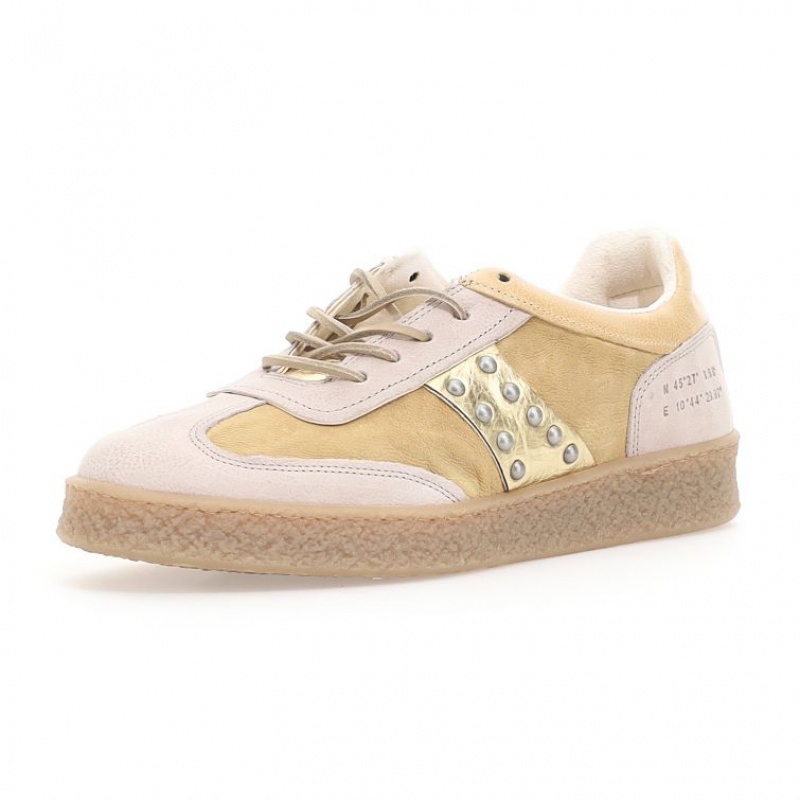 A.S.98 Waldo Sneakers Heren Geel | BE-UCDLNZ750
