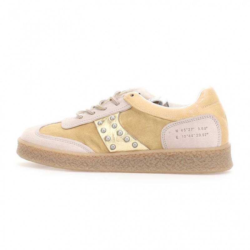 A.S.98 Waldo Sneakers Heren Geel | BE-UCDLNZ750