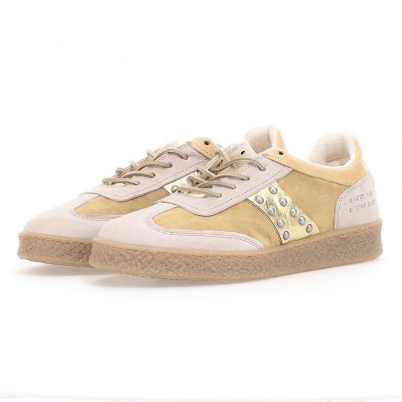A.S.98 Waldo Sneakers Heren Geel | BE-UCDLNZ750