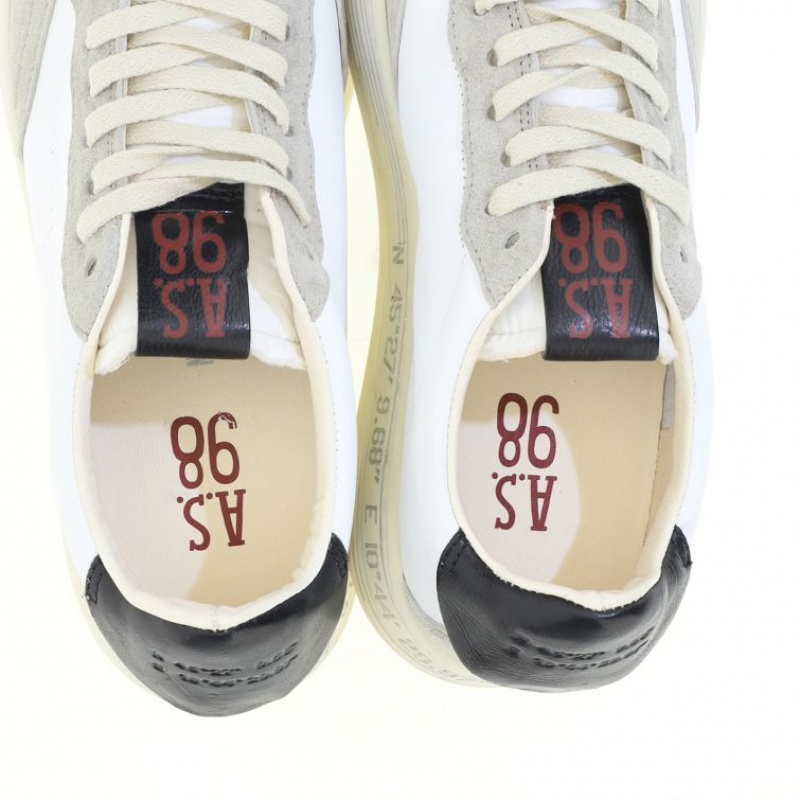 A.S.98 Yorik Sneakers Heren Grijs | BE-BFNYXR576
