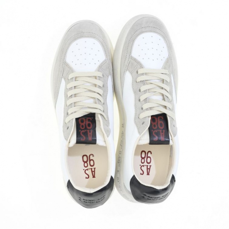 A.S.98 Yorik Sneakers Heren Grijs | BE-BFNYXR576