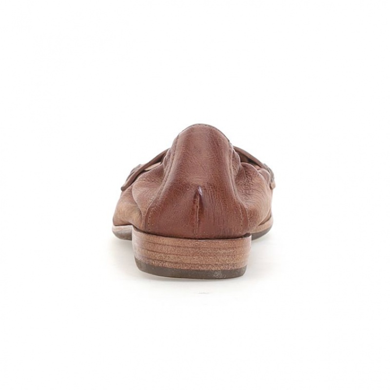 A.S.98 Zavia flat shoes Dames Khaki | BE-KTZUOA523