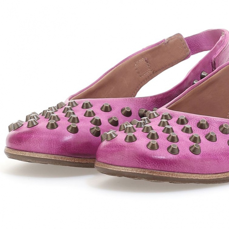 A.S.98 Zola flat shoes Dames Fuchsie | BE-VJZOHU803