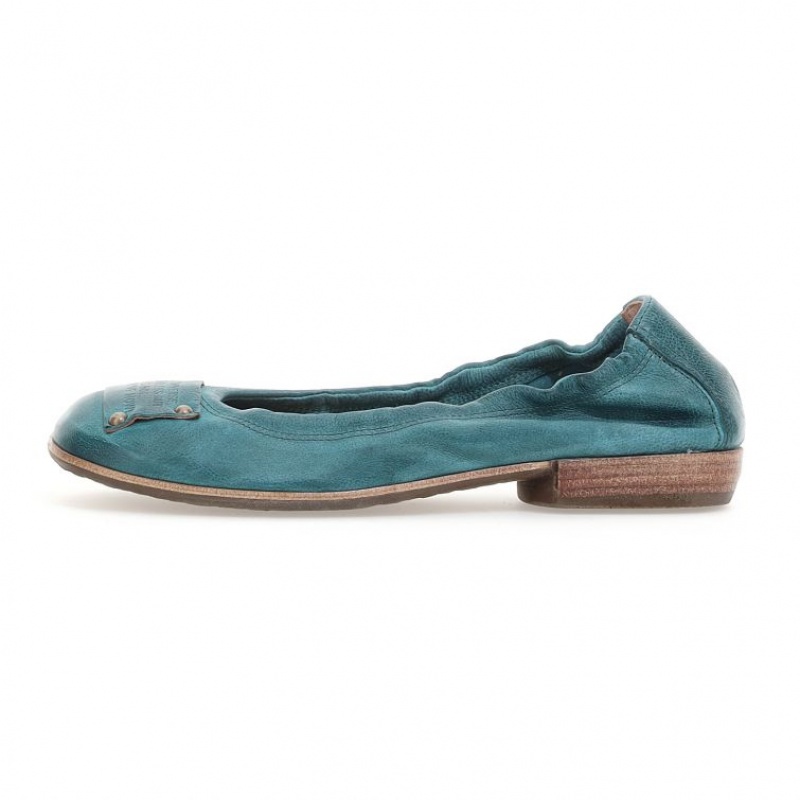 A.S.98 Zula flat shoes Dames Groen | BE-RKEQIP327