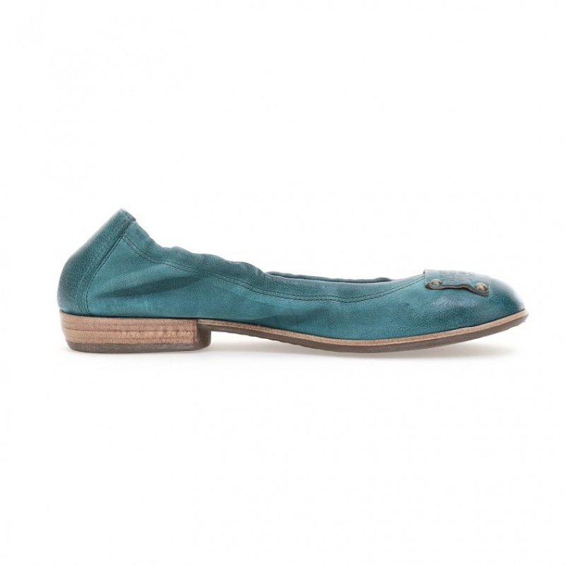 A.S.98 Zula flat shoes Dames Groen | BE-RKEQIP327